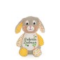 Preview: Kuscheltier Hase bestickt mit Namen